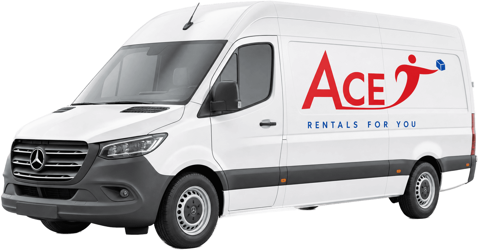 Mercedes-Benz Sprinter in Ace Rentals livery