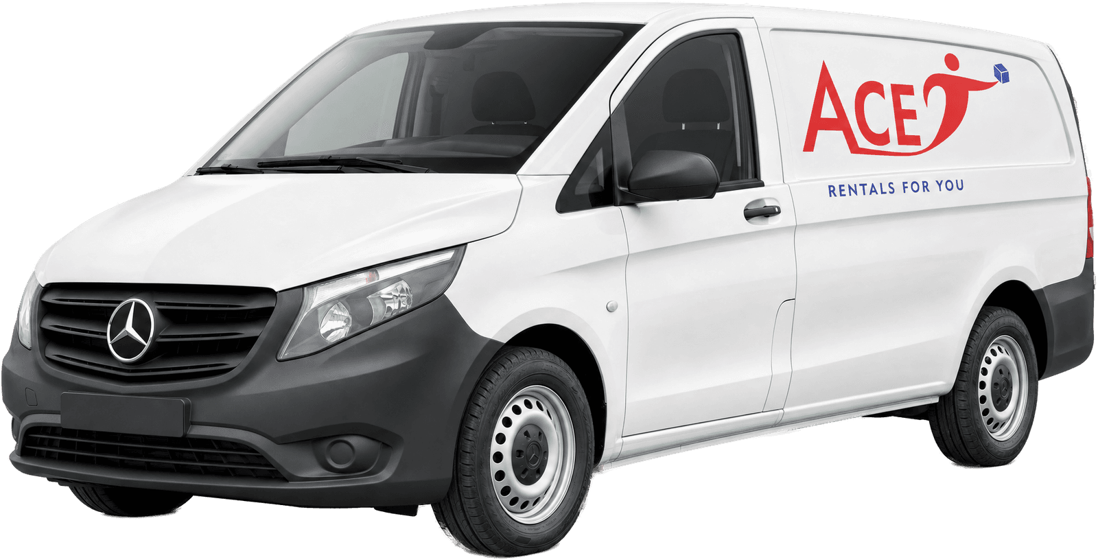 Mercedes-Benz Vito — Short wheelbase van available to hire from Ace Rentals